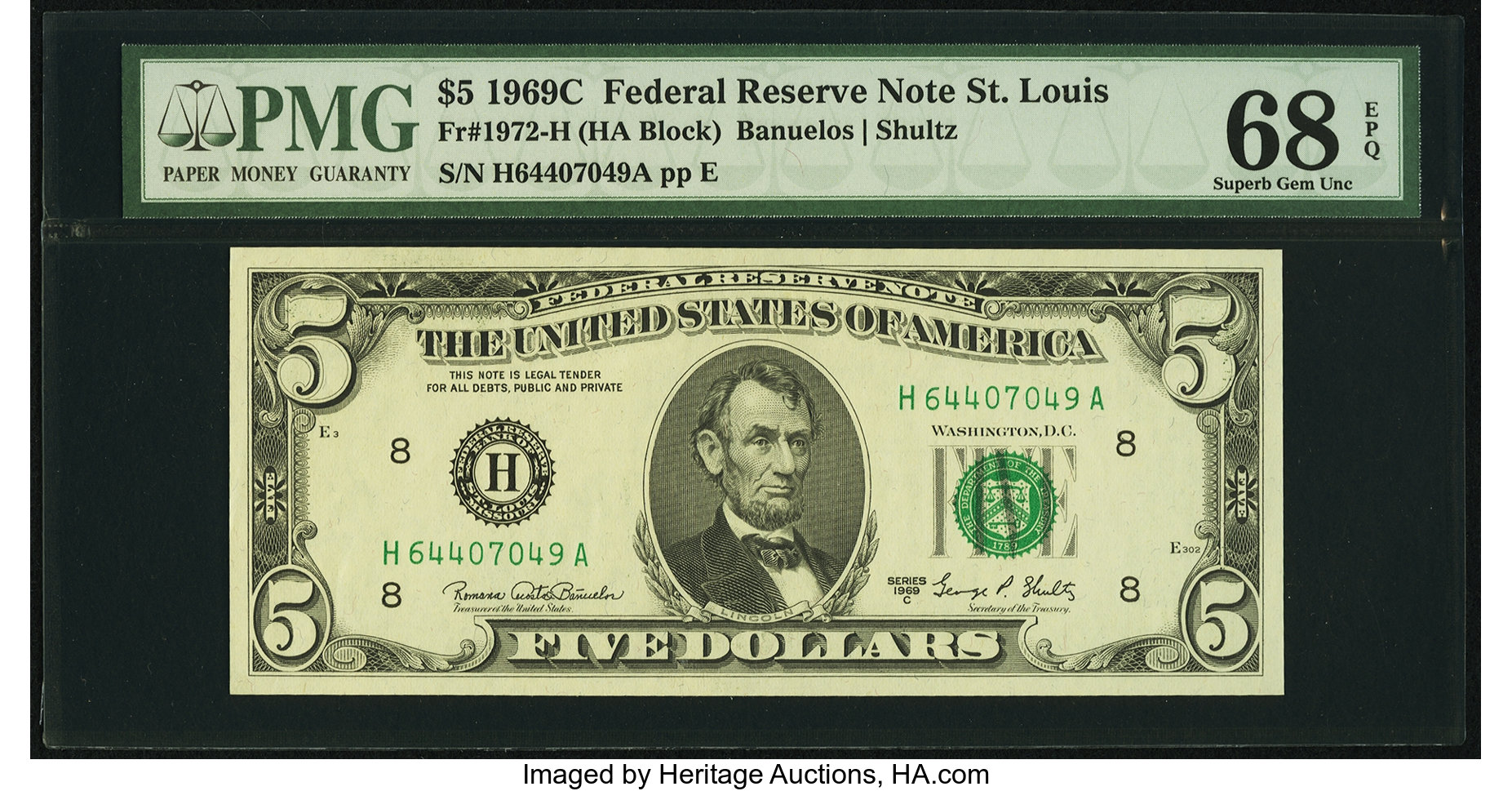 1969C $5 (Fr. 1972H)