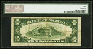 image for: Fr. 2308* $10 1934 Mule North Africa Silver Certificate. PMG Very Fine 30....