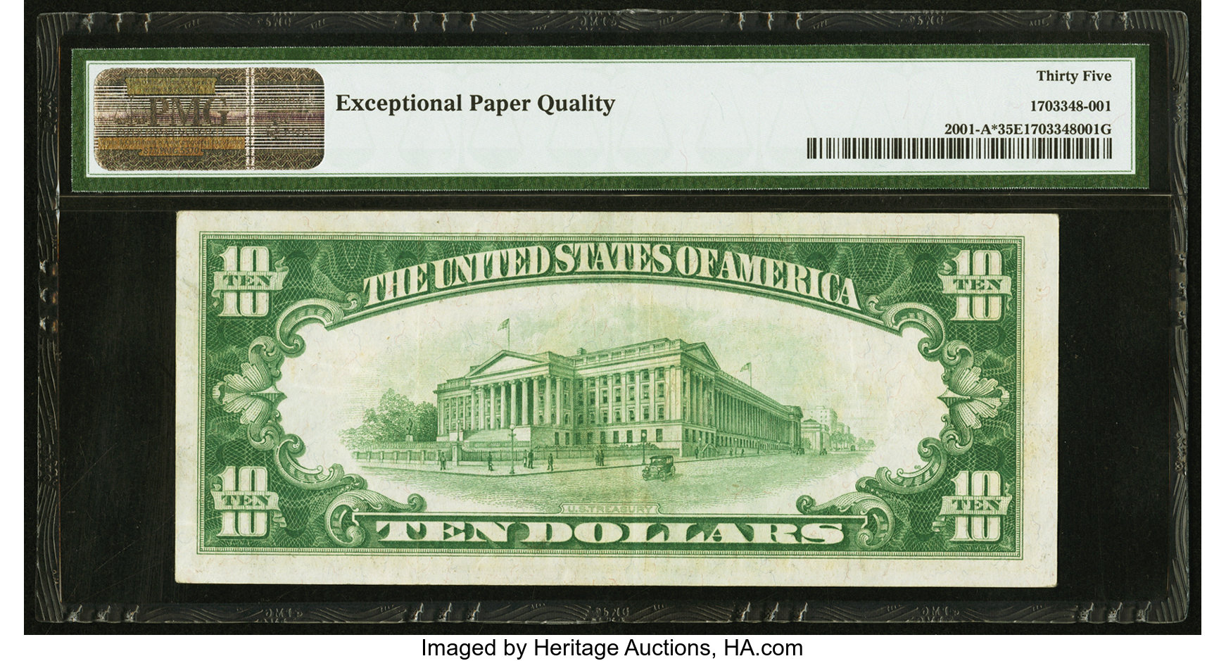 image for: Fr. 2001-A* $10 1928A Federal Reserve Note. PMG Choice Very Fine 35 EPQ....