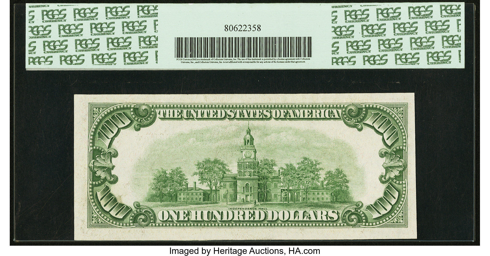 image for: Fr. 2155-F* $100 1934C Mule Federal Reserve Note. PCGS Very Choice New 64PPQ....
