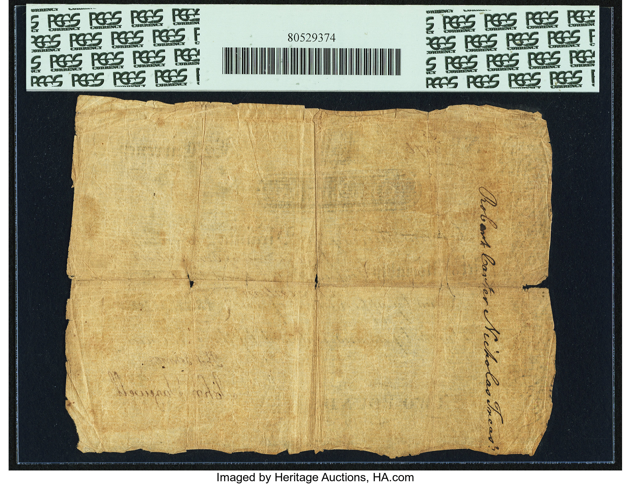 image for: Virginia July 17, 1775 £2 PCGS Apparent Very Fine 20....