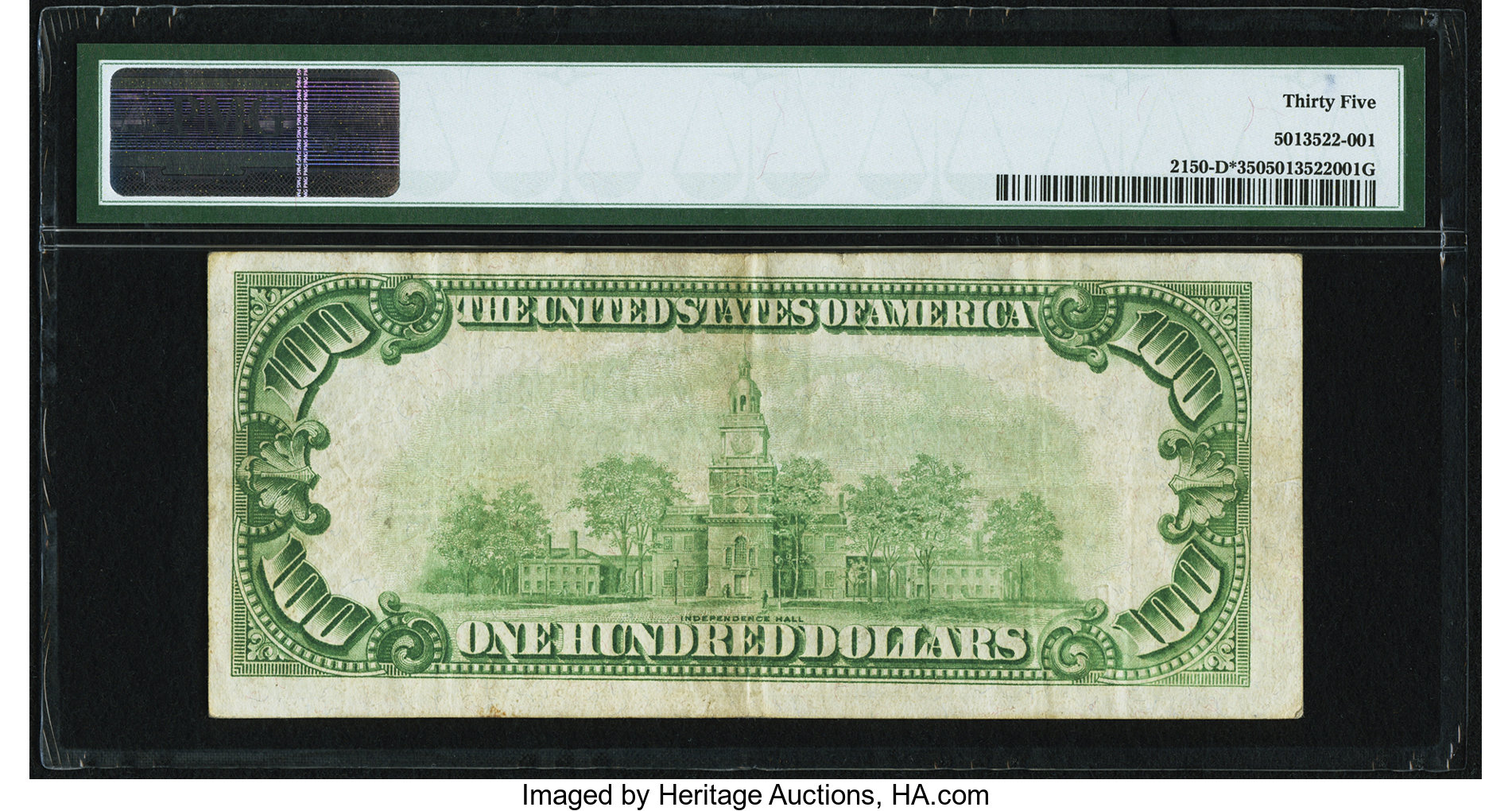 image for: Fr. 2150-D* $100 1928 Federal Reserve Note. PMG Choice Very Fine 35....