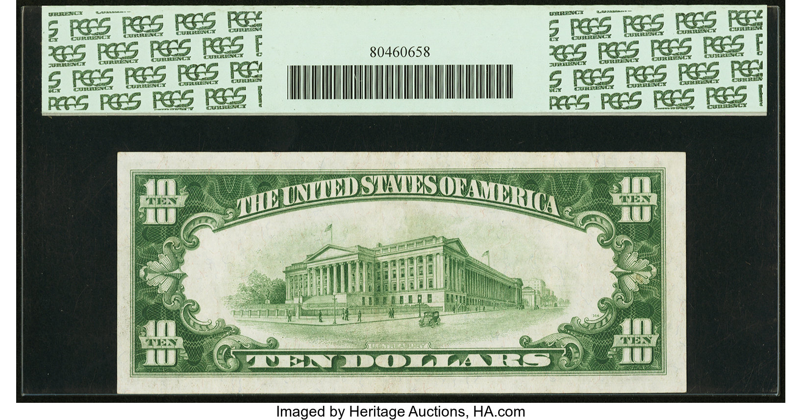 image for: Fr. 2000-G* $10 1928 Federal Reserve Note. PCGS Extremely Fine 40....