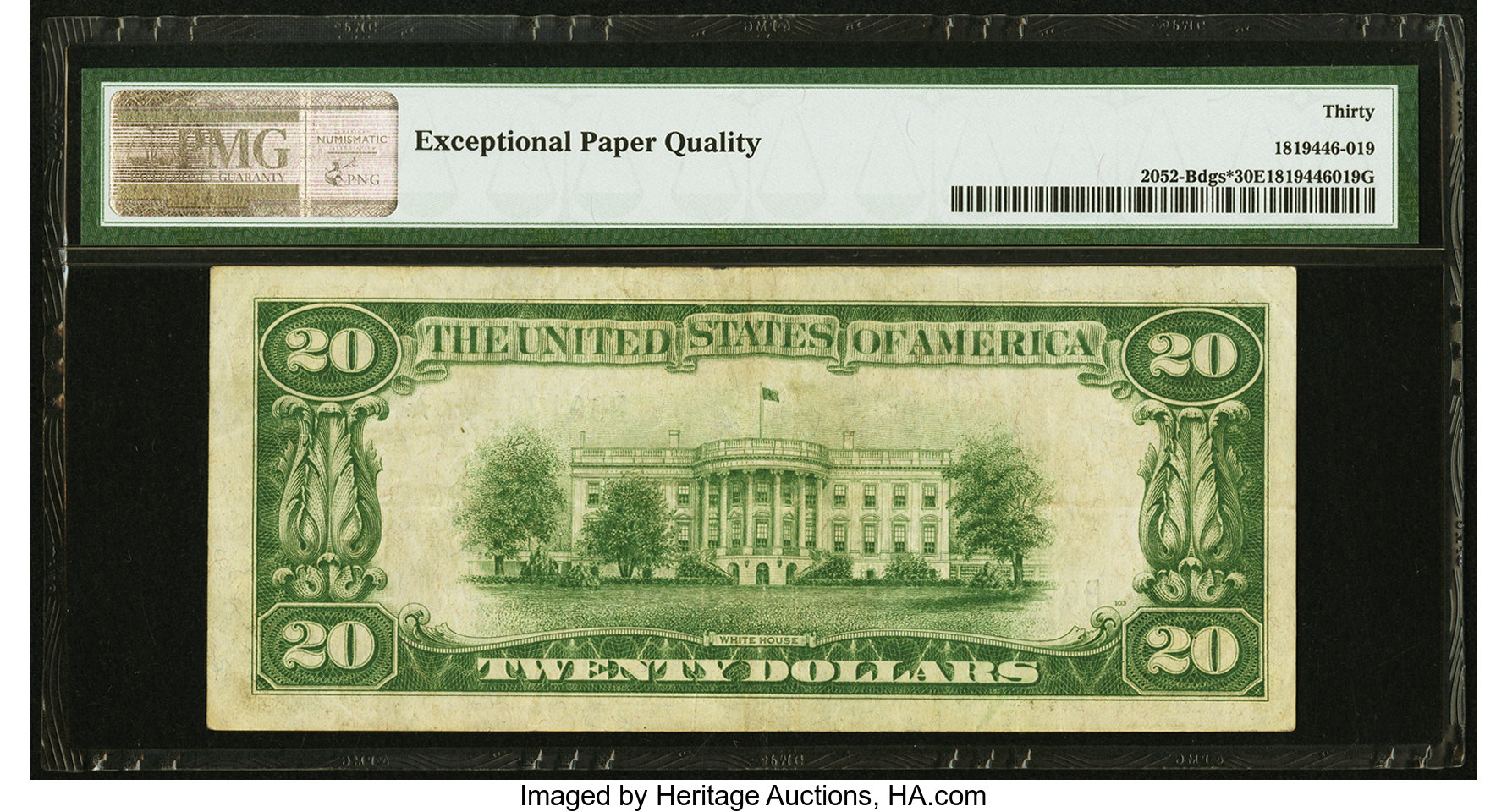 image for: Fr. 2052-B* $20 1928B Federal Reserve Note. PMG Very Fine 30 EPQ....