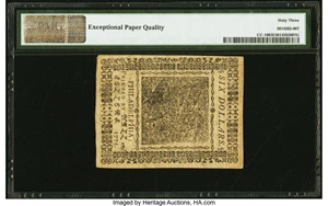 image for: Continental Currency November 29, 1775 $6 PMG Choice Uncirculated 63 EPQ....