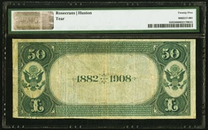 image for: New Brighton, PA - $50 1882 Date Back Fr. 558 The Union National Bank Ch. # (E)4549 PMG Very Fine 25....