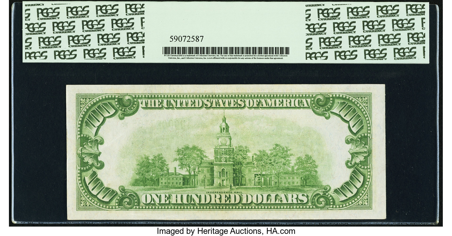 image for: Fr. 2152-H* $100 1934 Federal Reserve Note. PCGS Choice About New 55....
