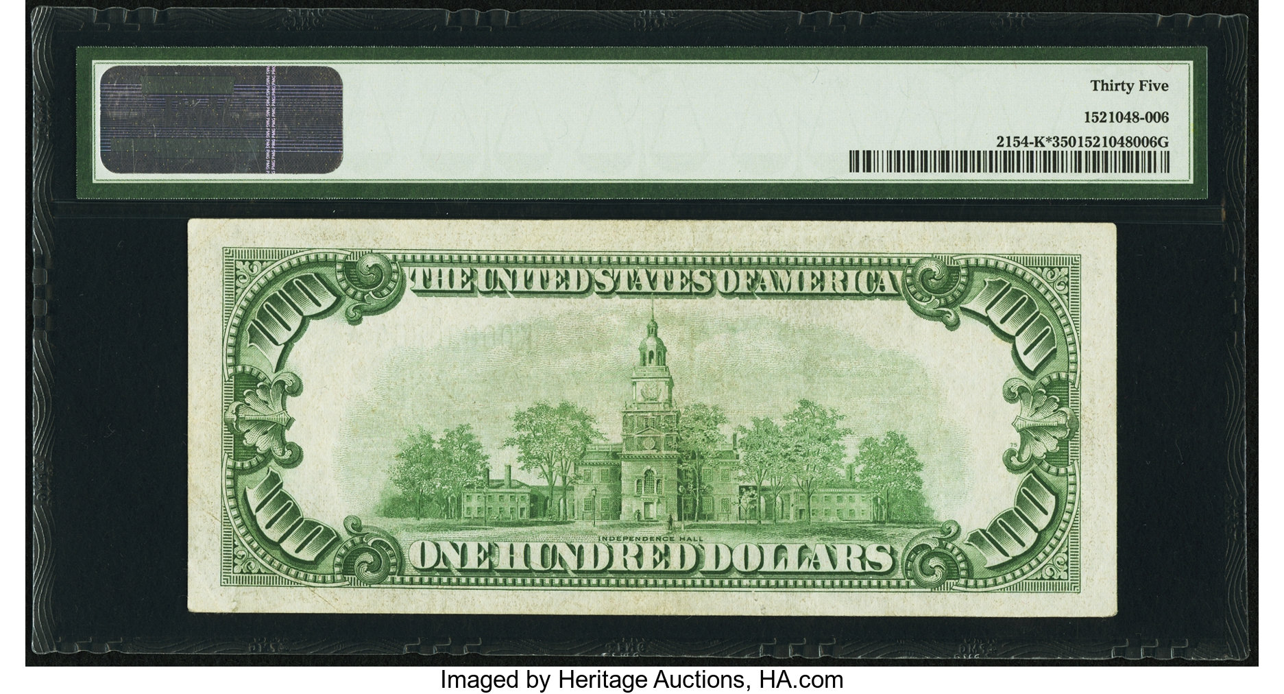 image for: Fr. 2154-K* $100 1934B Federal Reserve Note. PMG Choice Very Fine 35....