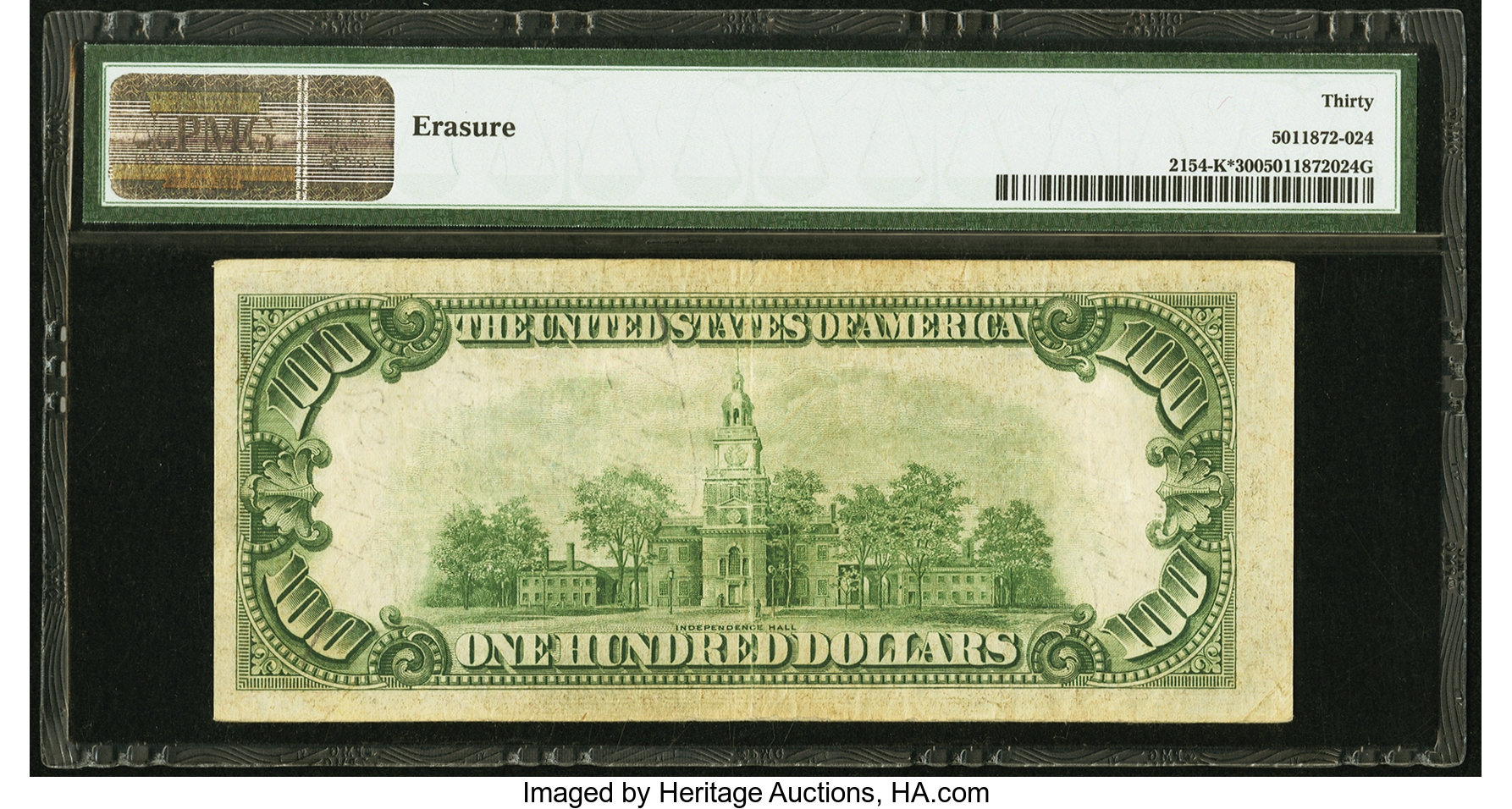image for: Fr. 2154-K* $100 1934B Federal Reserve Note. PMG Very Fine 30....