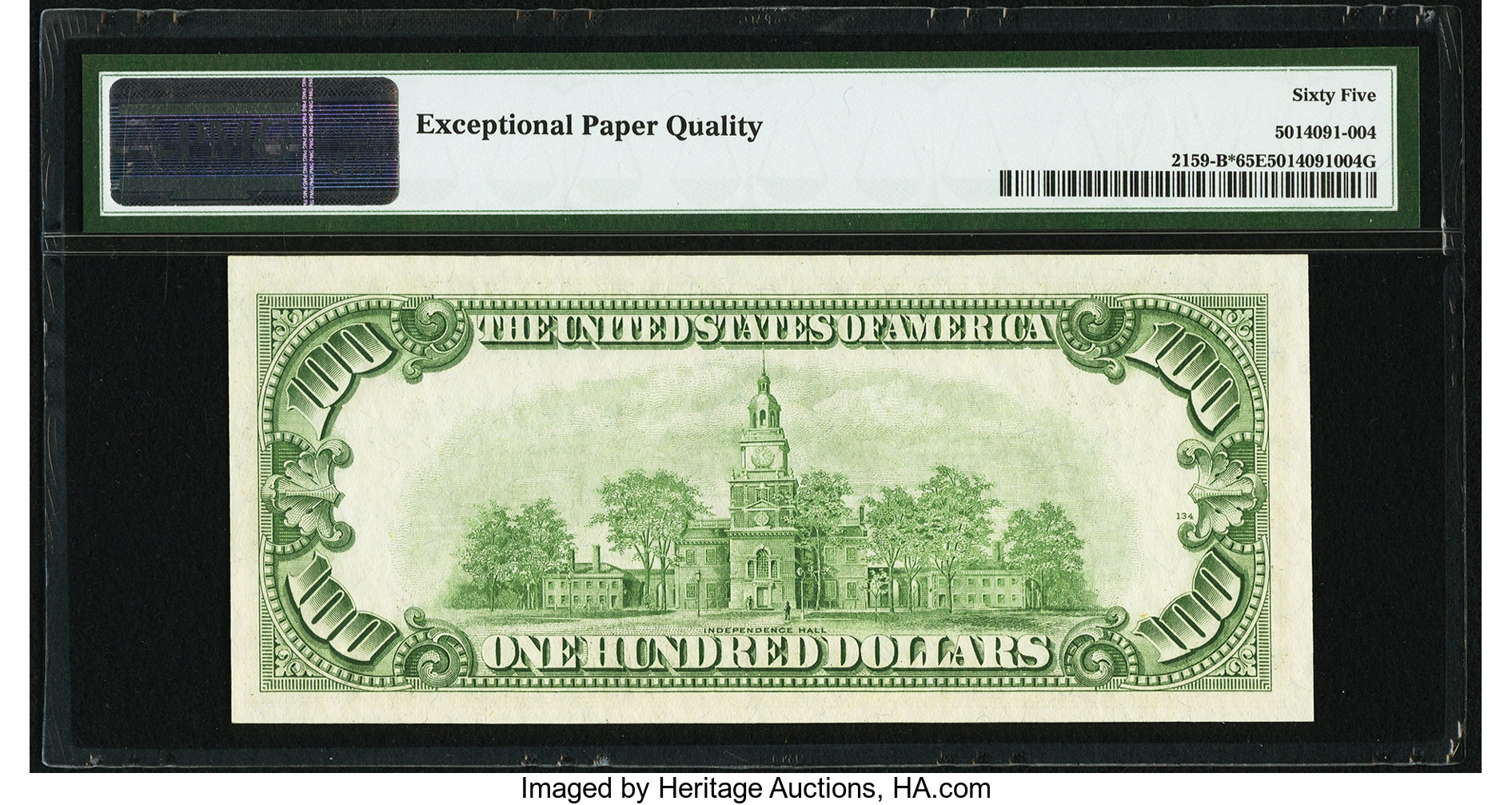 image for: Fr. 2159-B* $100 1950B Federal Reserve Note. PMG Gem Uncirculated 65 EPQ....