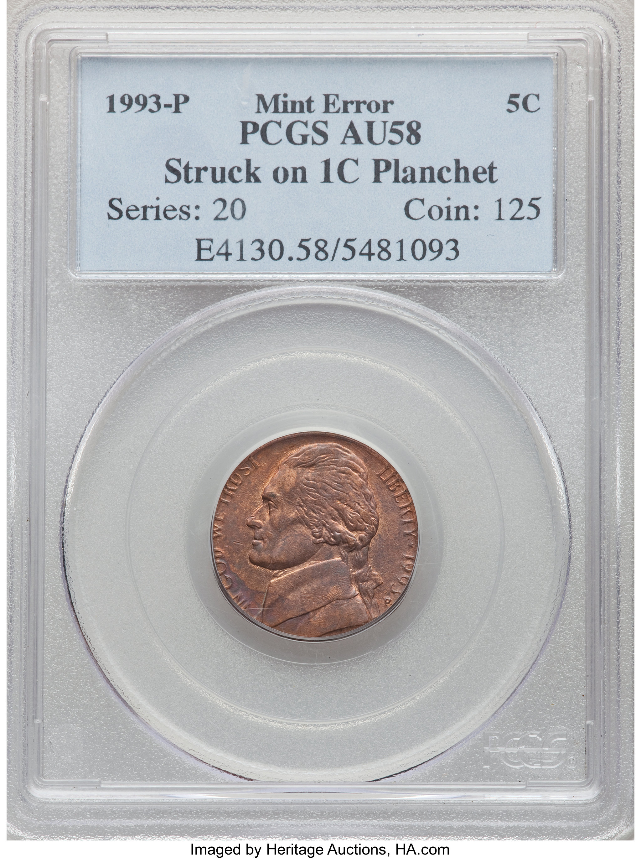 1993 P Jefferson Nickel Pricing Guide | Greysheet