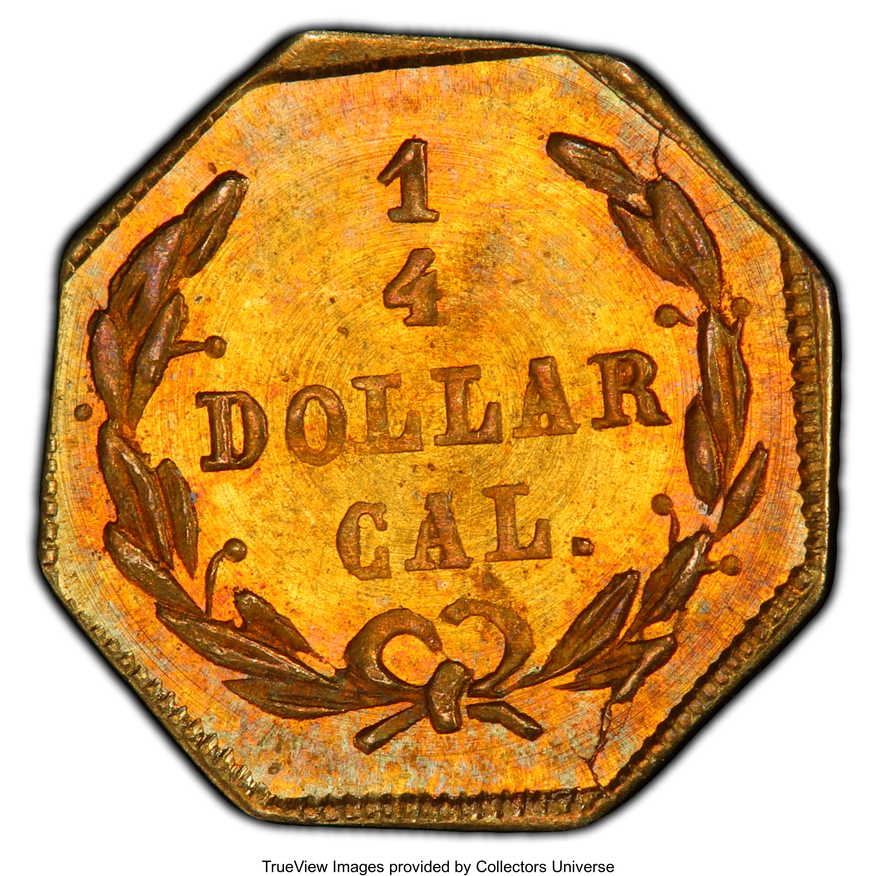 image for: 1873 25C Liberty Head Octagonal 25 Cents, BG-728, R.3, MS64+ PCGS. PCGS Population: (54/71 and 3/2+). NGC Census: (17/34 an...