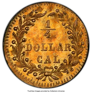 image for: 1874 25C Indian Round 25 Cents, BG-875, High R.4, MS63 PCGS. PCGS Population: (21/44 and 0/0+). NGC Census: (4/7 and 0/0+)....