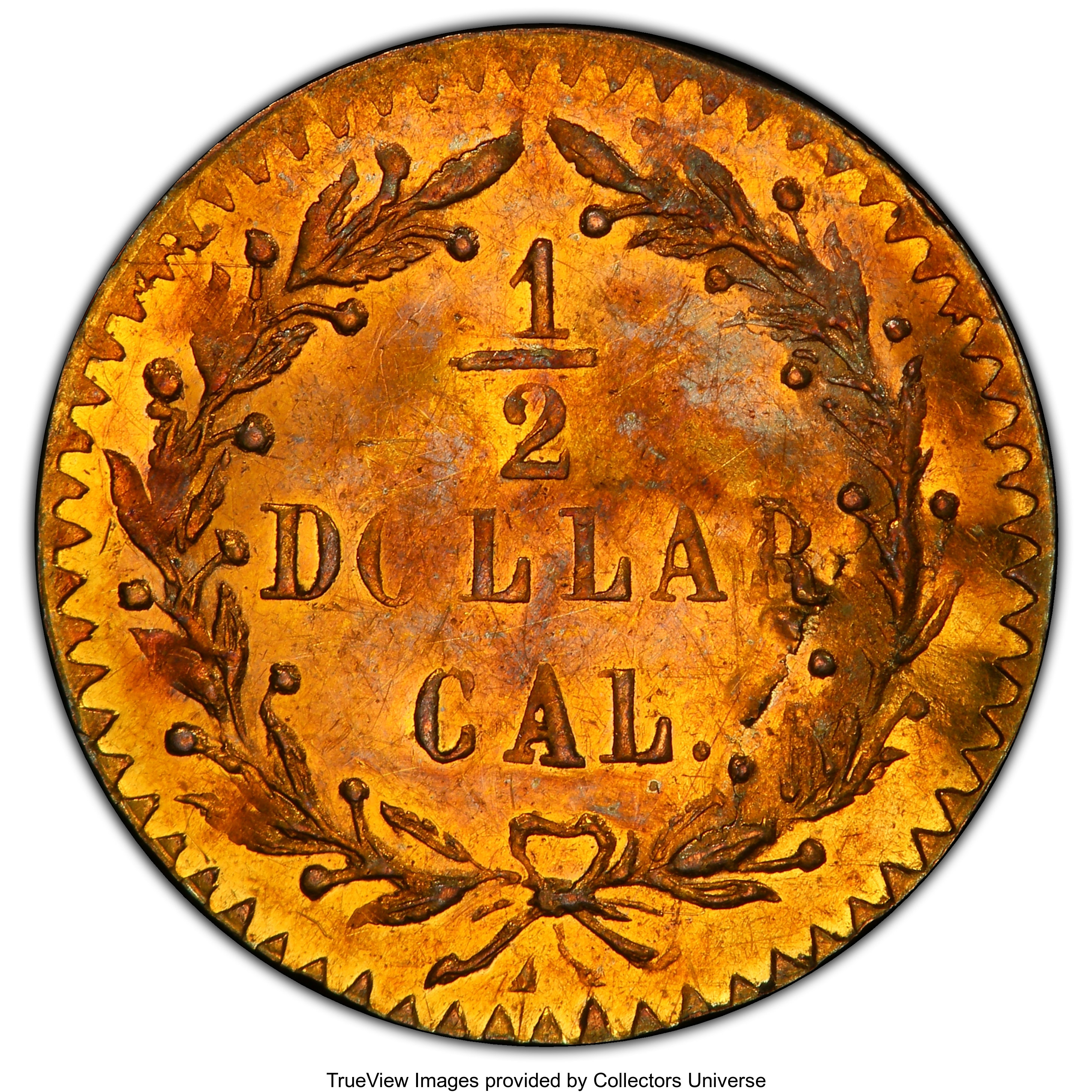 image for: 1876/5 50C Indian Round 50 Cents, BG-1059, R.4, MS62 PCGS. PCGS Population: (31/30 and 0/0+). NGC Census: (1/8 and 0/0+).  ...