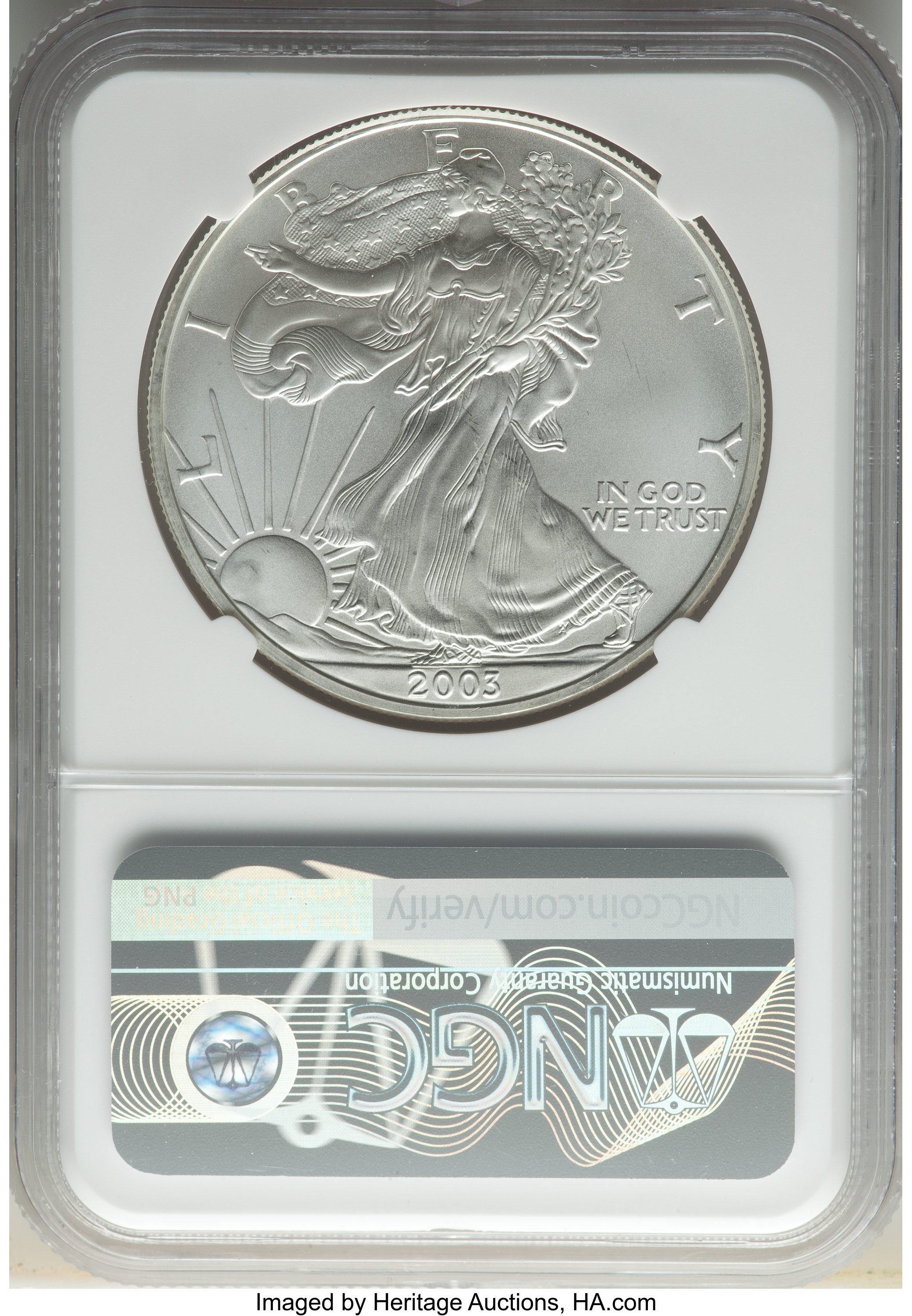 2003 $1  Silver Eagle MS63 thumbnail 22