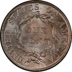 image for: L1C 1818 PCGS MS64RB CAC