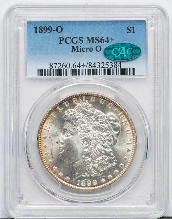 1899 O Morgan Dollar Micro O Mint State (MS) Pricing Guide | The Greysheet