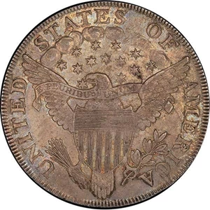 image for: $1 1800 WIDE DATE, LOW 80 PCGS AU58 CAC