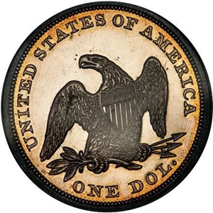 image for: $1 1855 PCGS PR63 CAM
