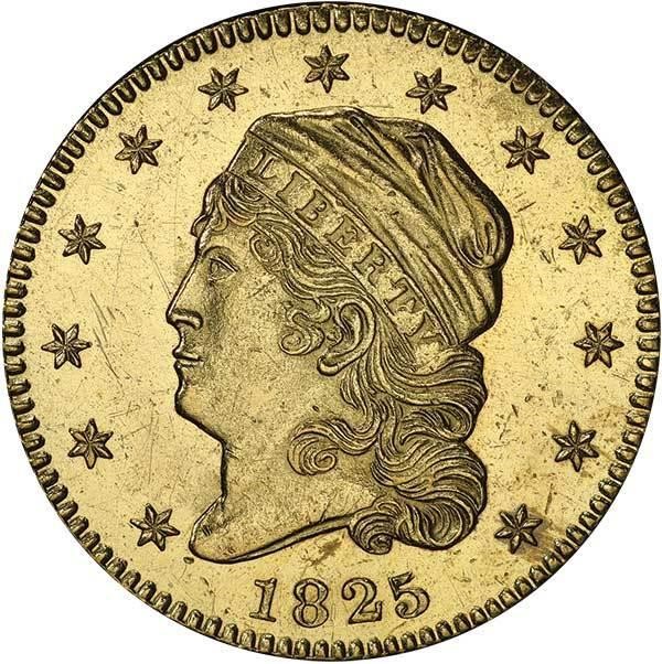 image for: $2.50 1825 PCGS MS61