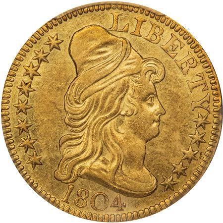 image for: $5 1804 SMALL 8. PCGS AU58 CAC