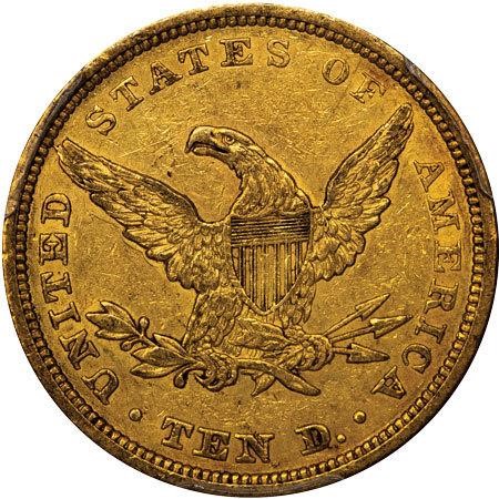 image for: $10 1841 PCGS AU55