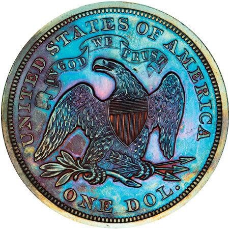 image for: $1 1870 J-1017. PCGS PR63 BN