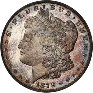 image for: $1 1878 7 TAIL FEATHERS. REV. OF '78 PCGS PR65 CAC