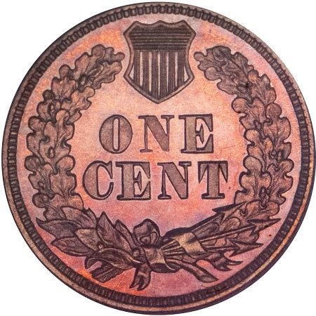 image for: 1C 1866 PCGS PR65RD CAM