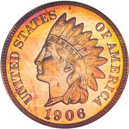 image for: 1C 1906 PCGS PR66RD CAM