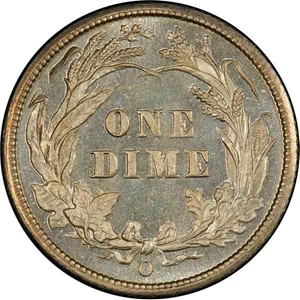 image for: 10C 1893-O PCGS MS67 CAC