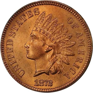 image for: 1C 1872 PCGS MS65RD