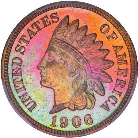 image for: 1C 1906 PCGS PR65RB