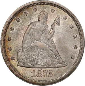 image for: 20C 1875-S PCGS MS67