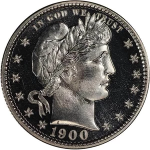 image for: 25C 1900 PCGS PR66 CAM CAC