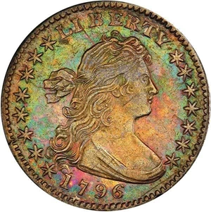 image for: H10C 1796 LIKERTY. PCGS MS63 CAC