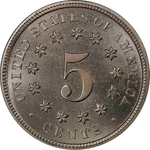image for: 5C 1874 PCGS PR67 CAC