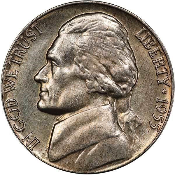 image for: 5C 1955-D PCGS MS65FS