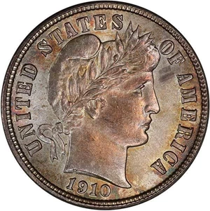 image for: 10C 1910-S PCGS MS66+
