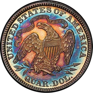 image for: 25C 1884 PCGS PR65 CAC