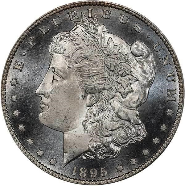 image for: $1 1895-S PCGS MS65+ PL CAC