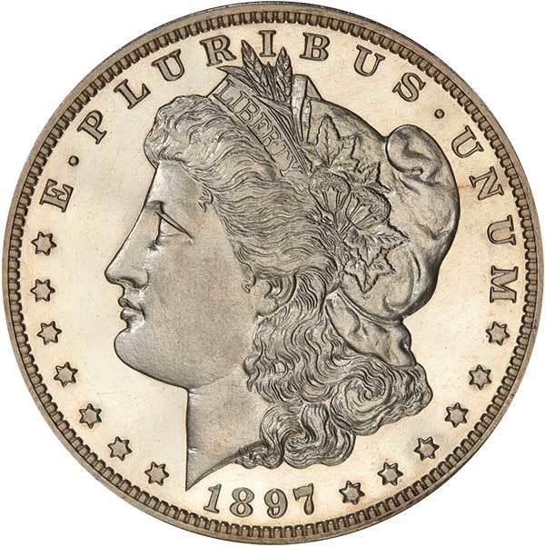 image for: $1 1897 PCGS PR66 CAM CAC