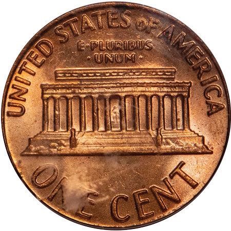 image for: 1C 1970-S LARGE DATE. DOUBLE DIE OBV. PCGS MS63 RD
