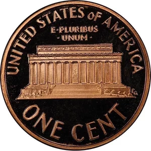 image for: 1C 1990 NO S. PCGS PR69 RD DCAM