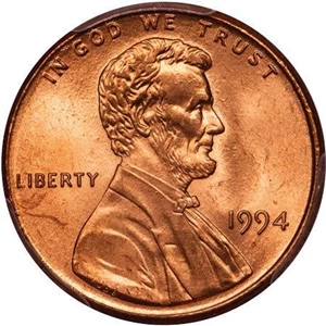 image for: 1C 1994 DOUBLED DIE REV. FS-801. PCGS MS67 RD
