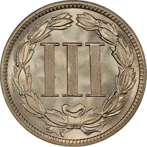 image for: 3CN 1889 PCGS MS67+ CAC