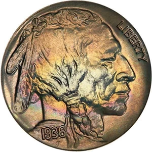 image for: 5C 1936 BRILLIANT. PCGS PR68+