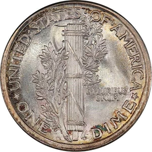 image for: 10C 1916 MERCURY. PCGS MS68 FB
