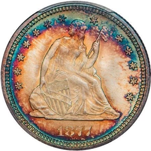 image for: 25C 1877 PCGS MS67