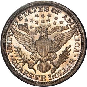 image for: 25C 1910 PCGS PR65 GOLD CAC